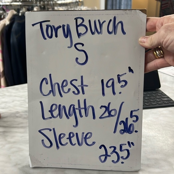 Tory Burch Silk Confetti Print Blouse Size Small - Picture 4 of 9